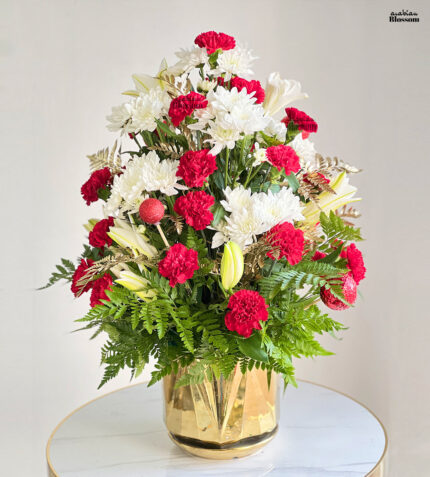 Fresh Flowers Christmas Tree