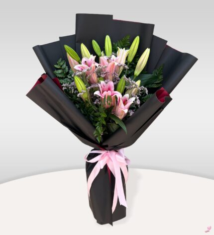 Pink Lilies Ã¢â‚¬â€œ Elegant Flowers for Baby Showers, Newborn Celebrations