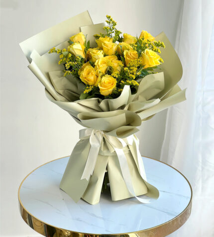 Arabian Yellow Mellow - 20 Stems - Fresh Cut Flowers - Single Bouquets