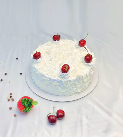 White Forest Cake - Cakes & Dessert Bars - White - Forest - Arabianblossom