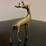 Handcrafted Brass Deer Figurine