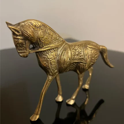 Handcrafted Brass Horse Figurine