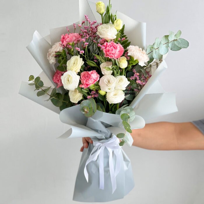 Lisianthus and Carnation Mix Bouquet