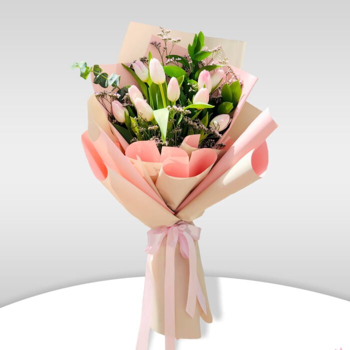 Pink Tulips Bouquet
