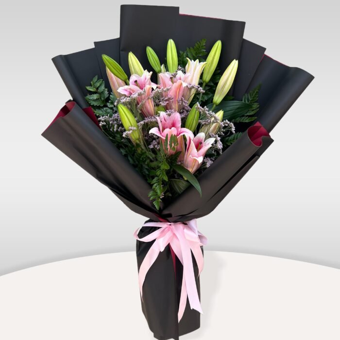 Pink Lilies