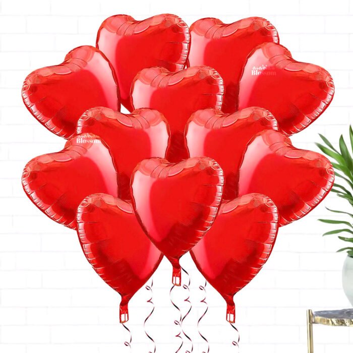 Heart shape Foil Balloons Deluxe
