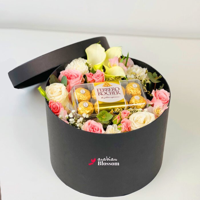 Seasonal Flowers with Ferrero Rocher Chocolate