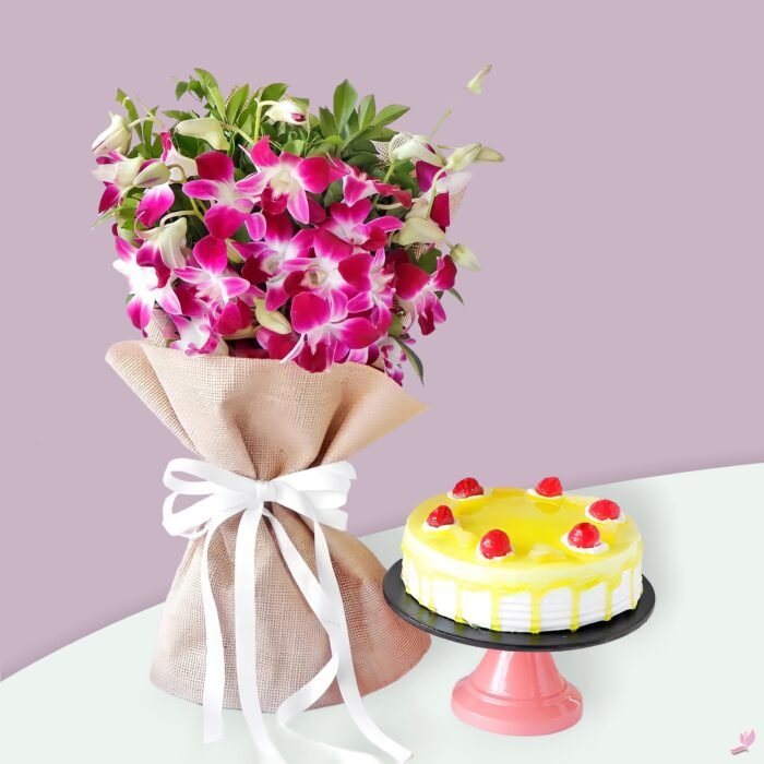 Purple Orchid & Mango Cake Standard