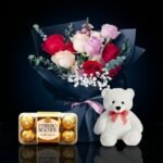 Combo Roses Teddy & Chocolate