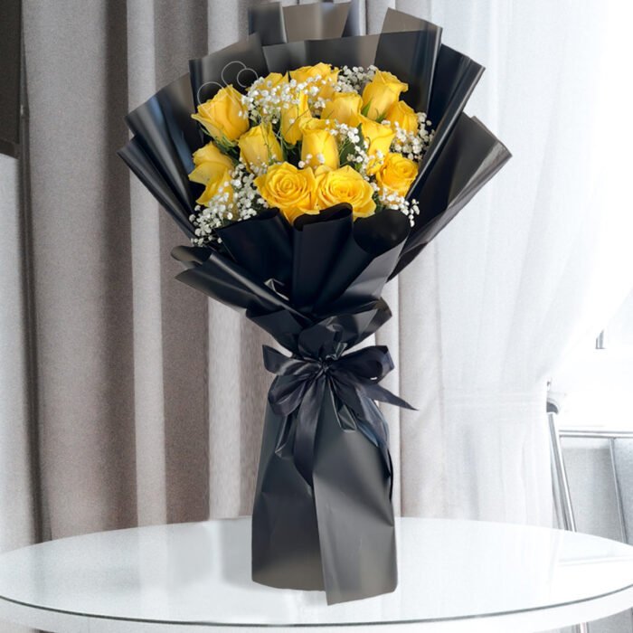 Yellow Blossom Bouquet of 15 Stems