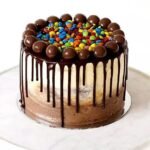Chocolate Round Cream Vegan Cake